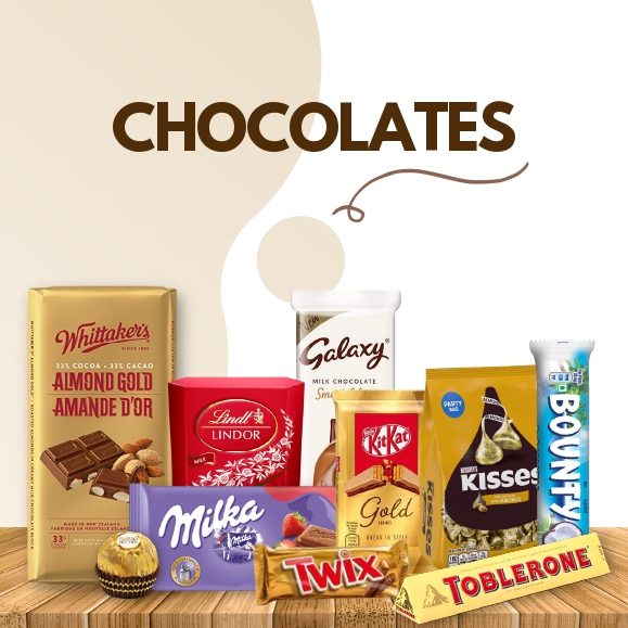 Imported chocolates aisle